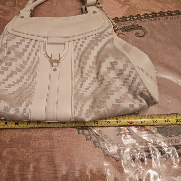 Vintage Cole Hann Leather and Satin Material Shoulder Purse - Picture 16 of 16